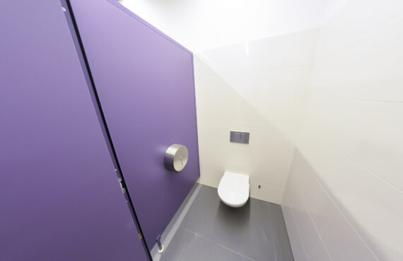 Zabudowa Kabin WC w systemie KB-30 typ E gałka