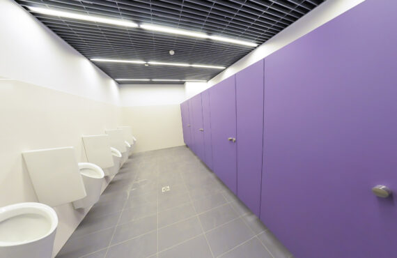 Zabudowa Kabin WC w systemie KB-30 typ E gałka
