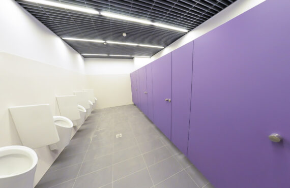 Zabudowa Kabin WC w systemie KB-30 typ E gałka