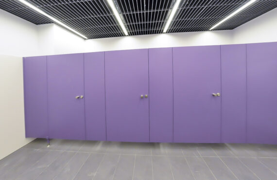 Zabudowa Kabin WC w systemie KB-30 typ E gałka