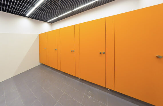 Zabudowa Kabin WC w systemie KB-30 typ E gałka