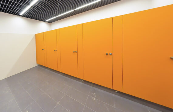 Zabudowa Kabin WC w systemie KB-30 typ E gałka