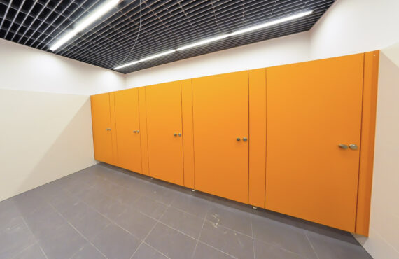 Zabudowa Kabin WC w systemie KB-30 typ E gałka
