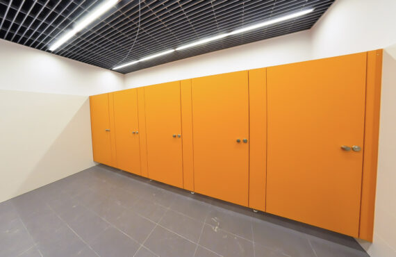 Zabudowa Kabin WC w systemie KB-30 typ E gałka
