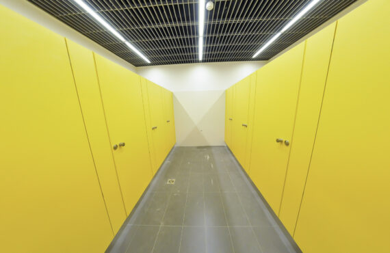 Zabudowa Kabin WC w systemie KB-30 typ E gałka