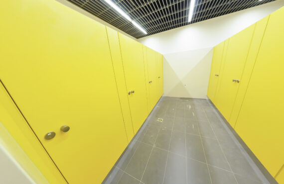 Zabudowa Kabin WC w systemie KB-30 typ E gałka