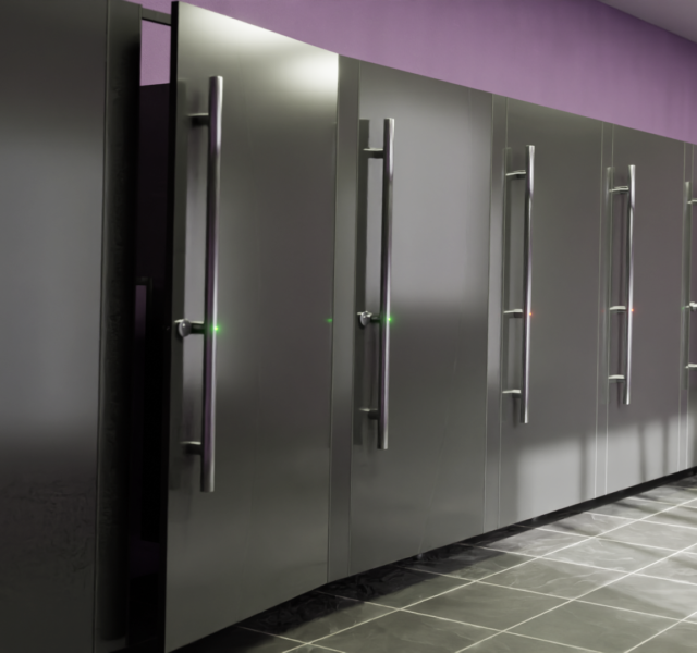 Kabiny WC typ KB-30E wizualizacja