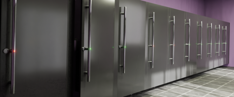 Kabiny WC typ KB-30E wizualizacja